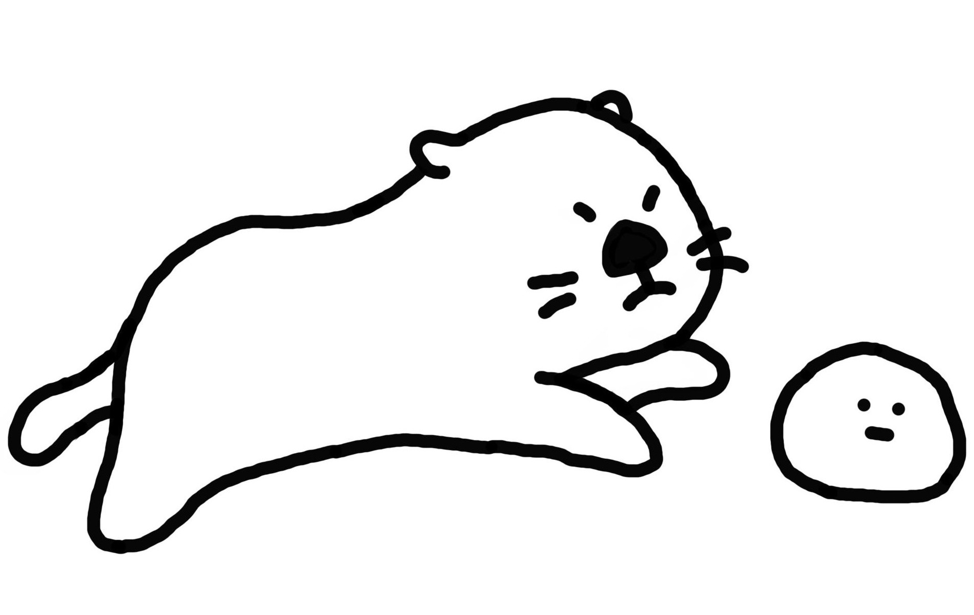 Otter & Pebbles Logo